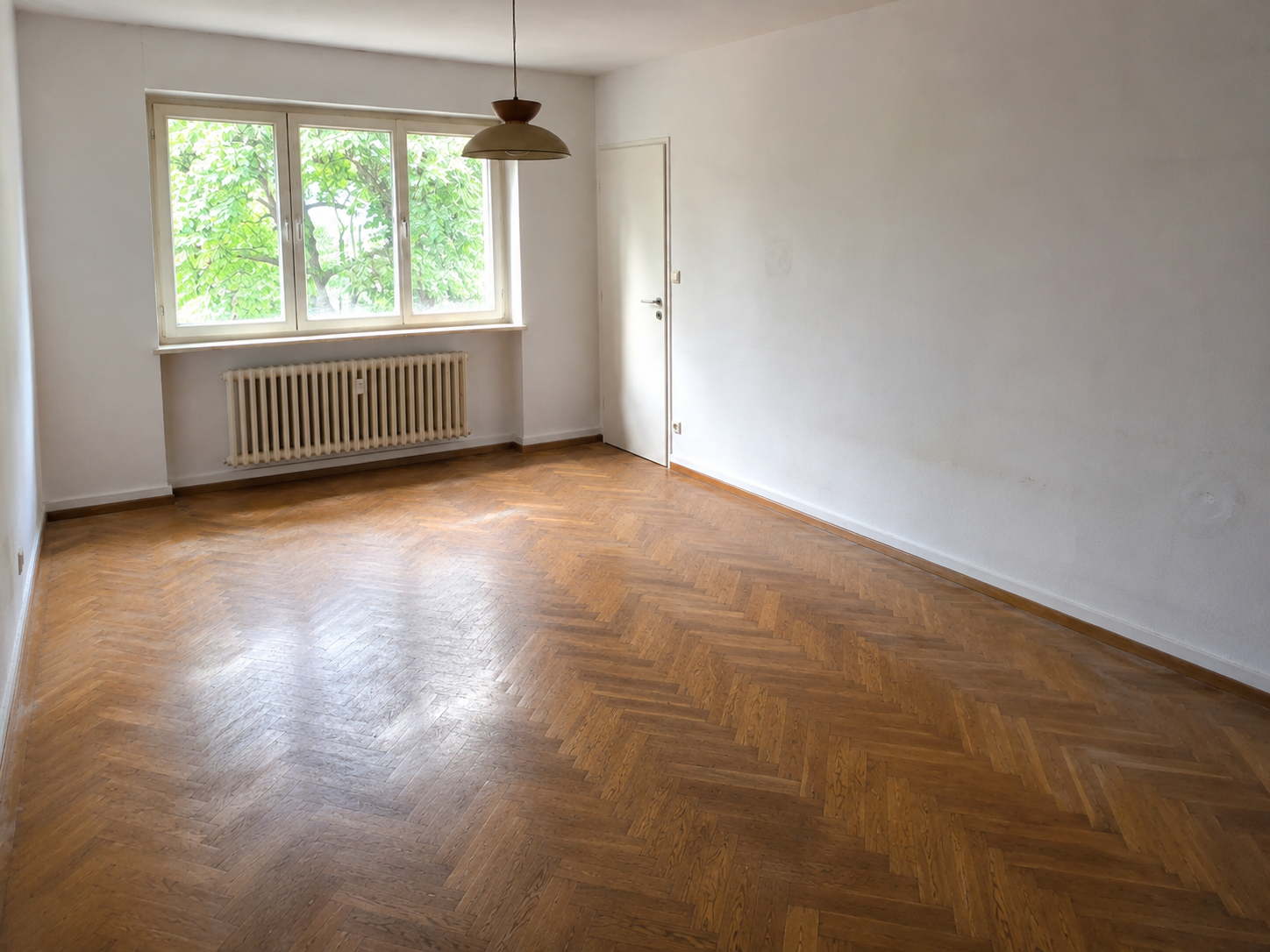 Wohnraum geräumt nach der Räumung